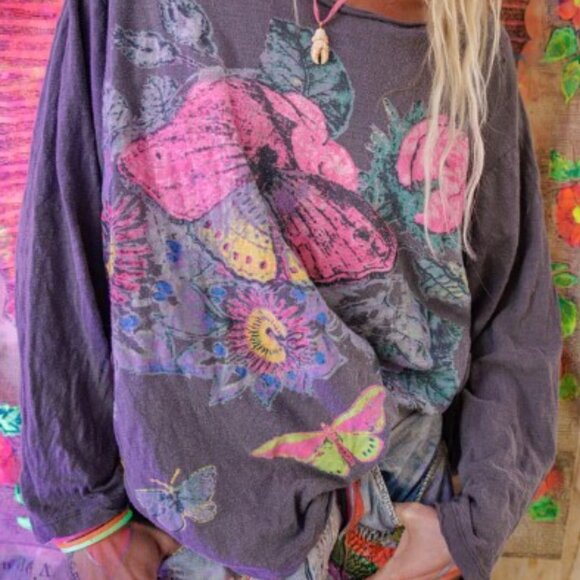 Magnolia Pearl Flor De La Pasion Viggo Tee - Picture 3 of 5